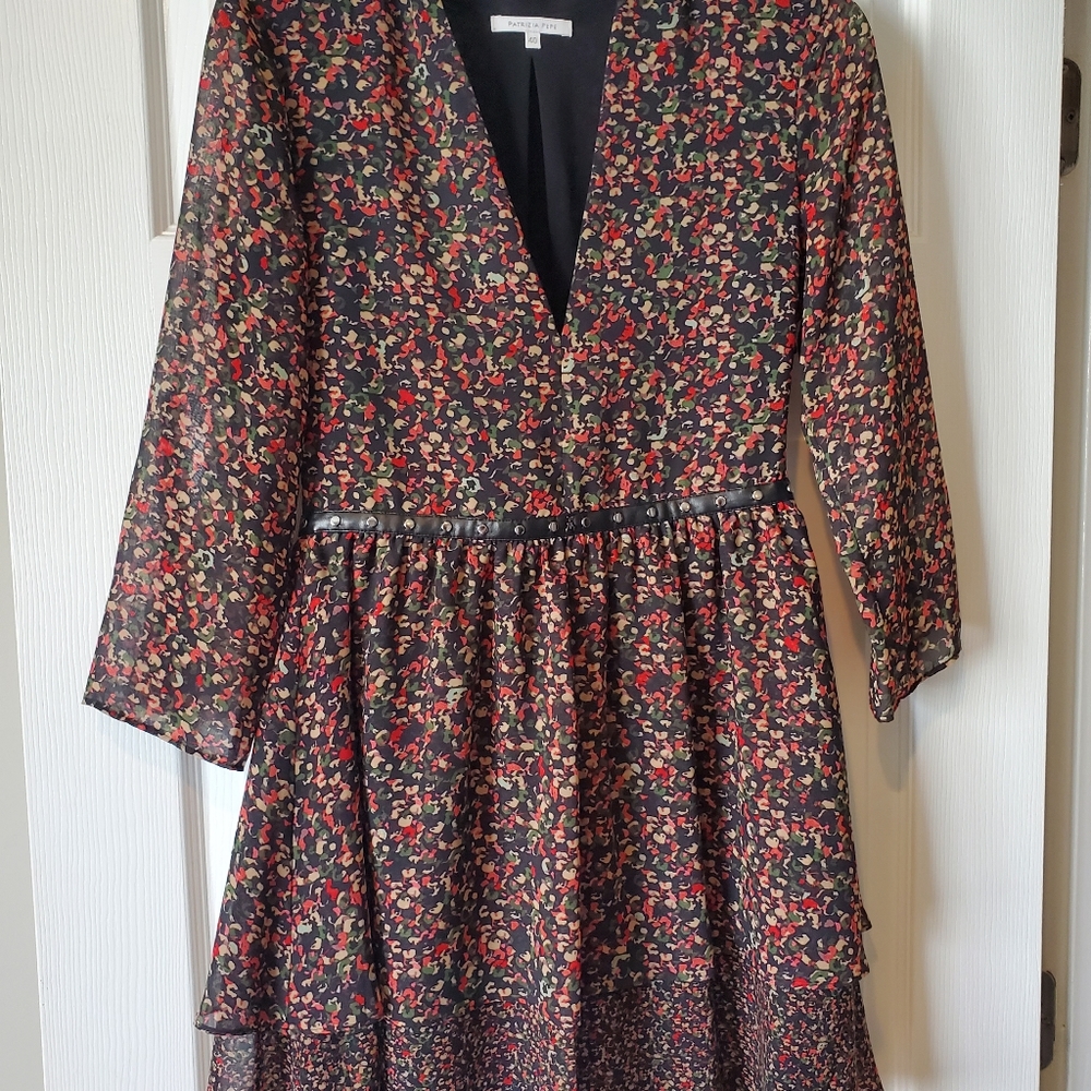 Patrizia Pepe floral dress with belt - Picture 2 of 8